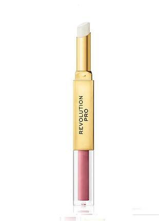 Помада-бальзам стійка revolution pro supreme stay 24h lip duo velvet, 2.5 мл