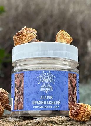 Гриб агарік бразильський, капсули 60 шт по 0.5 г (481506)