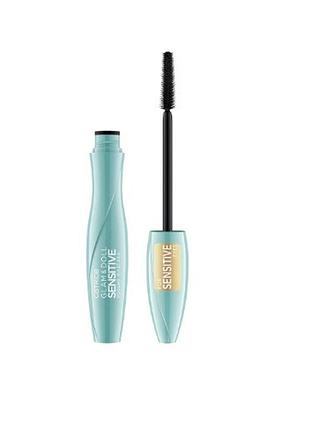 Туш для вій catrice glam & doll sensitive volume 010 black, 9 мл