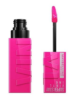 Помада для губ с глянцевым финишем maybelline new york superstay vinyl ink 150 - striking, 4.2 мл
