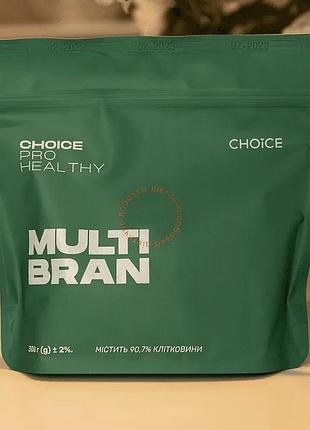 Choice multi bran мікс клітковини для детоксикації та підтримки імунітету 300 гр чойс (485040)