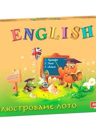 Настільна гра artos лото навчання англійської мови 3-7 років (538852)