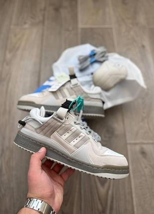Стильные кроссовки bad bunny x adidas forum grey