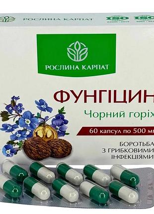 Фунгіцин 60 кап. – ефективний природний антимікотик рослина карпат (484725)
