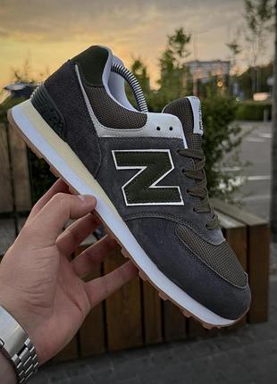 Кросівки new balance 574 classic, кросівки чоловічі нью баланс замш весна осінь, стильні чоловічі кросівки 42