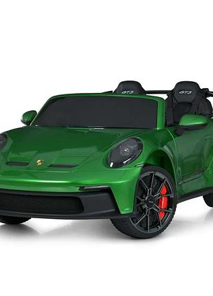 Детский электромобиль bambi 148x38x80 см экокожа черный 2 мотора 320w (562009)