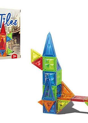 Конструктор магнітний magnetic tiles gw965 40 дет.кор.26.7x4.8x21см