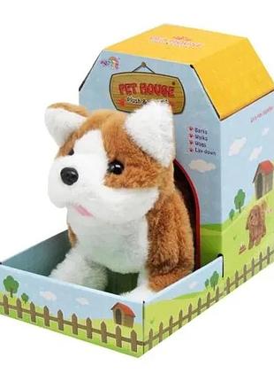 Интерактивная игрушка собачка в будке коричневая 3-6 лет (539980)