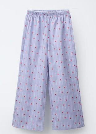 Брюки в пижамном стиле от zara size 152