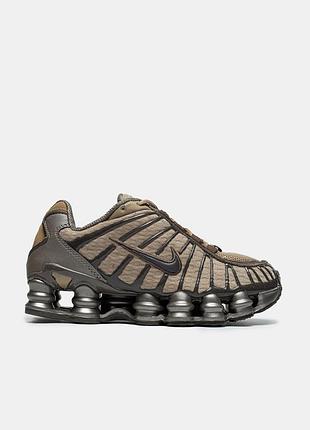 Shox tl "khaki ironstone off noir"