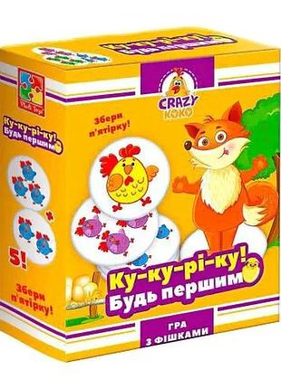Настольная игра vladi toys crazy koko развивающая для детей от 3 лет (540319)