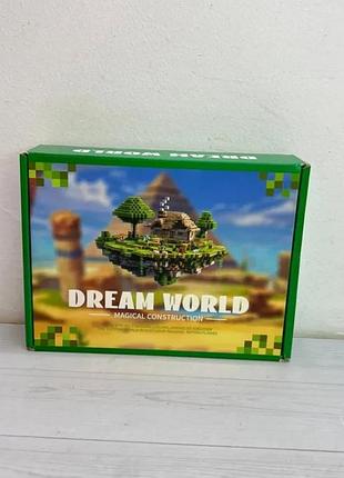 Магнітний конструктор abs 72 кубики зимовий minecraft 2 см (530666)
