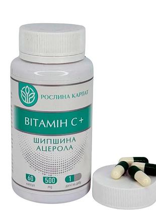 Витамин с + шиповник и ацерола – природная защита иммунитета рослина карпат (484817)