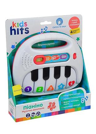 Музична іграшка орган kids hits пластик 20,3х17,1х4,4 см багатоколірний (557447)