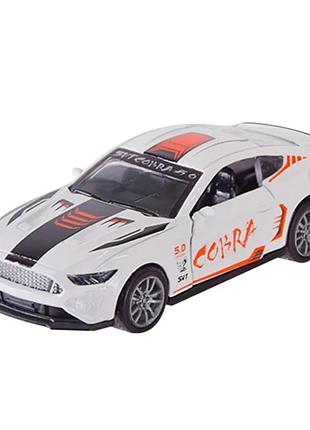 Модель автомобіля ford mustang метал 1:32 білий (555416)