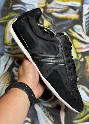 Кросівки чоловічі hugo boss men's space lace up casual sneakers