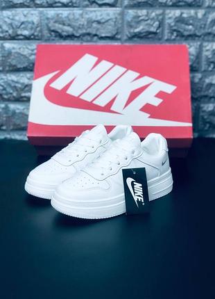 Nike air force af1 білі жіночі кросівки | класичні кеди | розміри 36–41 женские аір форс білі новинка от найк