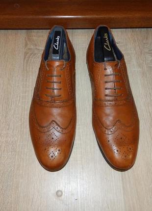 Броги , оксфорды , туфли marks & spencer brogue oxford leather2 фото