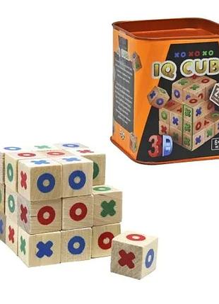 Настільна гра dankotoys iq cube хрестики-нулики для дітей та дорослих, розвиває стратегічне мислення (539793)
