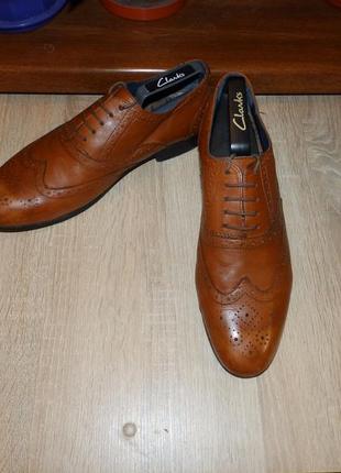 Броги , оксфорды , туфли marks & spencer brogue oxford leather1 фото