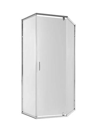 Душова кабіна qtap scorpio 90x90 см прозора 6 мм алюміній хром (599186)