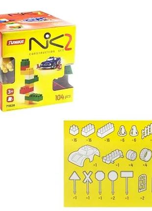 Пластиковий конструктор unika 104 деталі розвивальний набір для дітей від 3 років (539374)