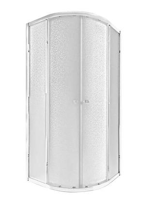 Душова кабіна 90x90 см матове скло алюміній хром crm1099ap5 (599176)