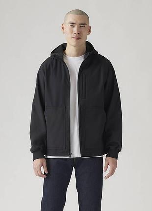 Мужская куртка soft shell levi's с капюшоном