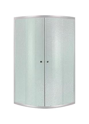 Душова кабіна sc80x80 чверть кола матовий скло 4 мм 80x80 см сатин (599724)