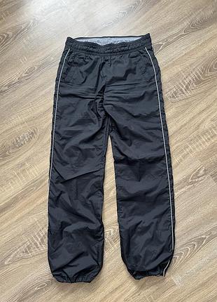 Нейлонові штани nike black vintage pants