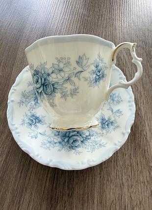 Чайно-кавова пара від royal albert, tiffany