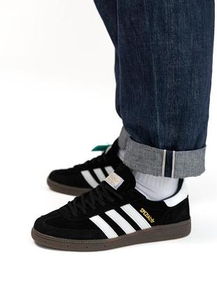 Стильні кросівки adidas spezial black & white
