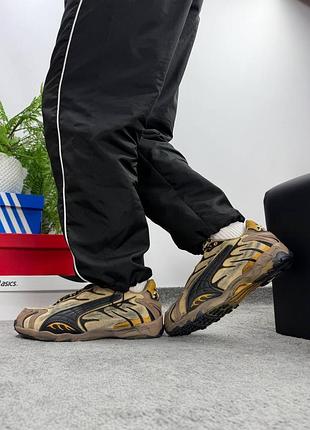 Кросівки легкі зручні puma x a$ap rocky inhale distressed beige black