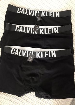 Трусы мужские боксеры calvin klein польша 3xl черные