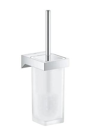 Туалетный ершик grohe нержавеющая сталь 381х103х138 мм хром матовый (607780)