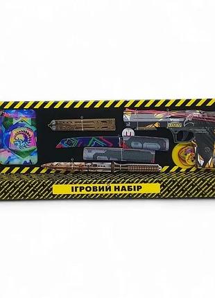 Сувенирный игровой набор big box деревянный 4 предмета разноцветный (560060)