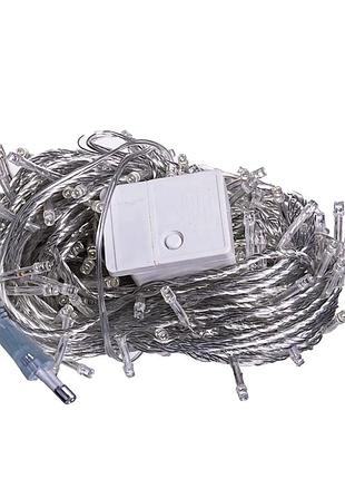 Новорічна гірлянда світлодіодна 22 м білий каучук 220 led (577403)
