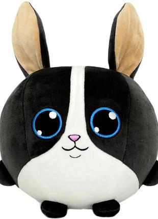 Плюшевая игрушка зайка wp merchandise полиэстр 20 см серый (558512)