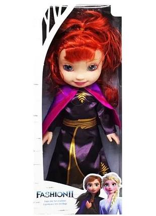 Лялька frozen анна 35 см з довгим волоссям і сукнею для дівчаток (539785)