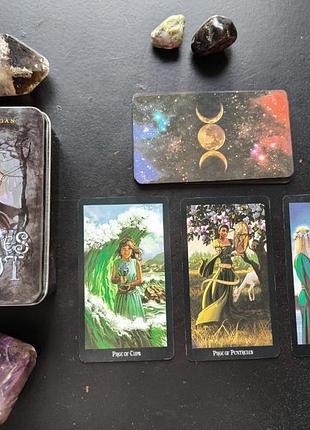Карты таро ведьм (witches tarot) эллен дуган - в металлическом боксе (78 карт с инструкцией)