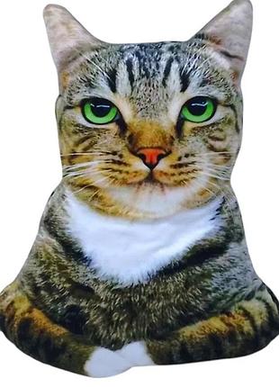 Мягкая игрушка кошка лолита 35 см натуральный материал цветной (559731)