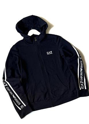 Женская толстовка на молнии, зип худи emporio armani
