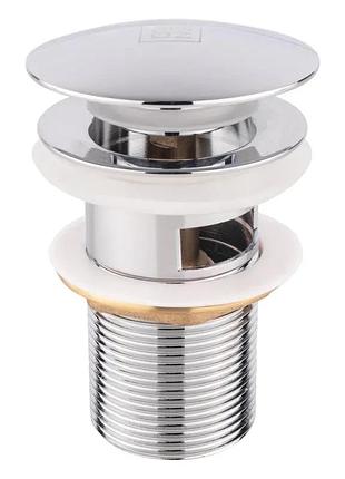 Донный клапан 003 автоматический 1 1/4" силумин хромированный (599476)