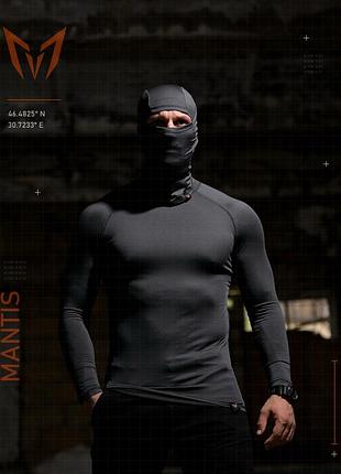 Тактический лонгслив с балаклава mantis® phantom ls combat shirt - wolf grey