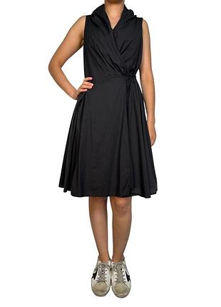 Шикарное черное  платье allsaints  запах