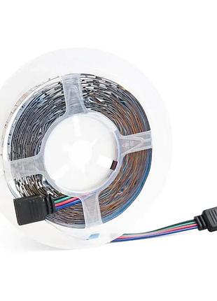 Светодиодная лента rgb 5v 3м с пультом управления 2835 60 диодов на метр. (658389)