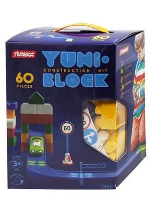 Дитячий конструктор yuni-block 60 деталей від 3 років (539265)