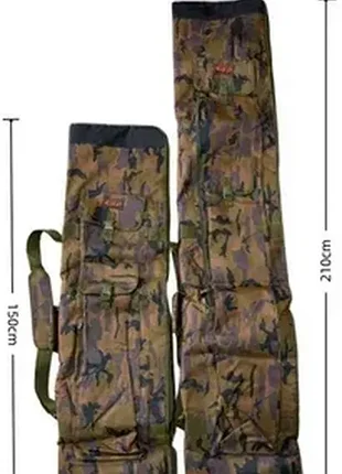 Сумка-органайзер boyaby для вудилищ fxo carp bag 210x40 см