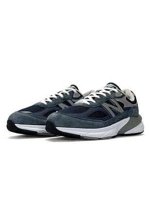 New balance 990v6 dark navy white