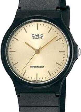 Casio mq-24-9e — чоловічий кварцовий годинник, полімерний ремінець, wr 30 м